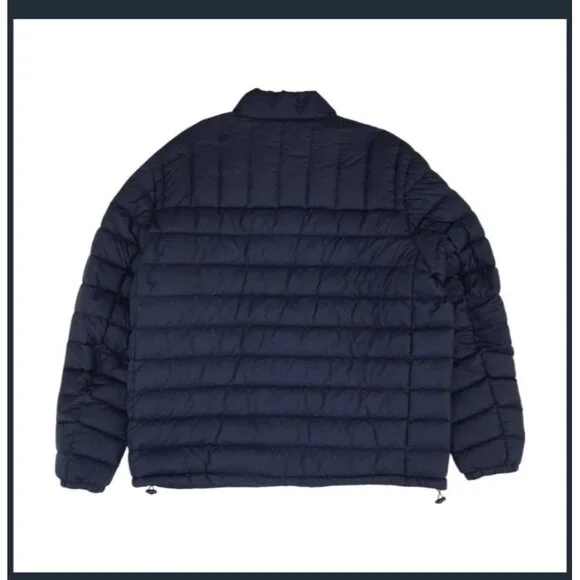 Solaris Mens Puffer Jacket Navy Blue Size 2XB - Picture 3 of 4